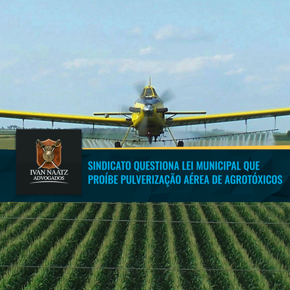 Sindicato questiona lei municipal que proíbe pulverização aérea de agrotóxicos
